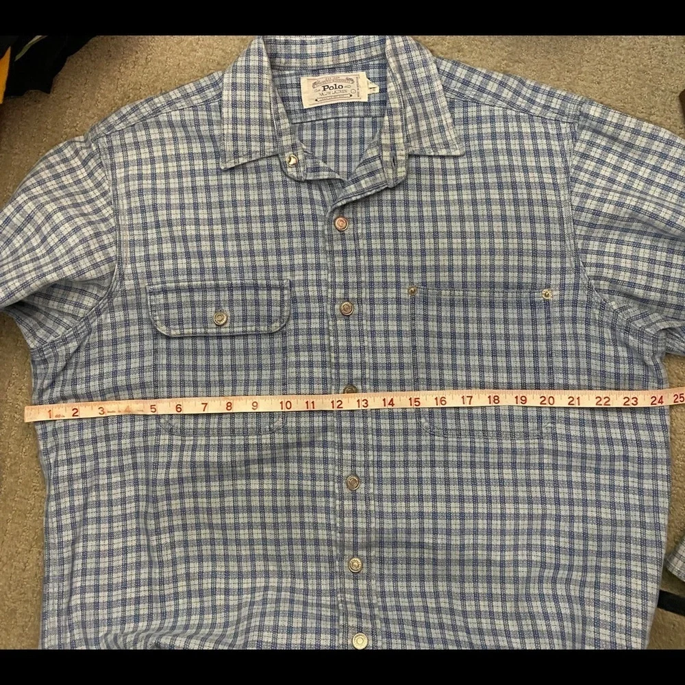 Ralph Lauren Polo Plaid Vintage Button Up Shirt